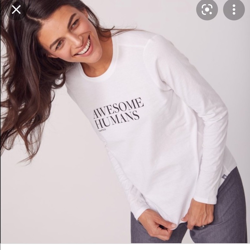 COPY - Figs Awesome Humans Long Sleeved Tee